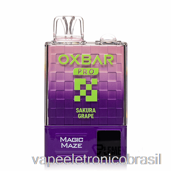 Vape Eletrônico Oxbar Magic Maze Pro 10000 Descartável Sakura Grape